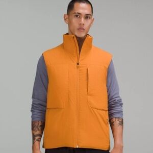 Lululemon Autumn Orange Insulated Hiking Vest XXL